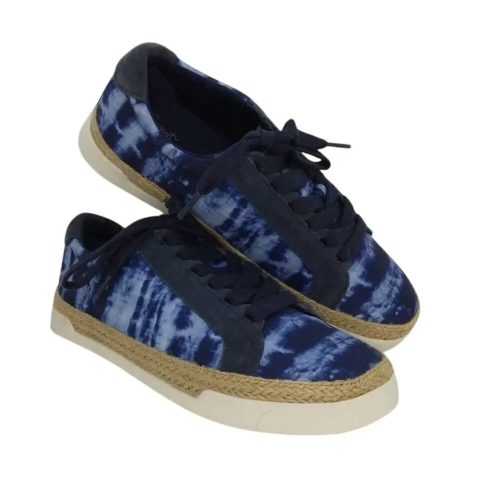 Crown Vintage NEW Women's Designer Laguna Blue Tie Dyed Sneakers - sz. 7 1/2